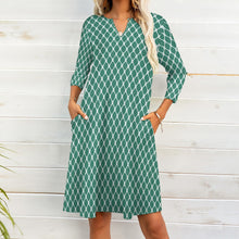 Load image into Gallery viewer, Ti Amo I love you - Exclusive Brand - 8 Styles Christmas -  7-point Sleeve Dresses - Sizes S-5XL
