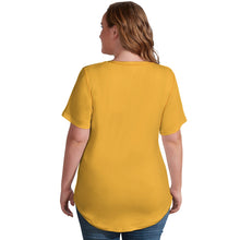 Load image into Gallery viewer, Ti Amo I love you - Exclusive Brand - Womens Plus Size V-Neck Short Sleeve Ladies T-Shirts - Sizes XL-4XL
