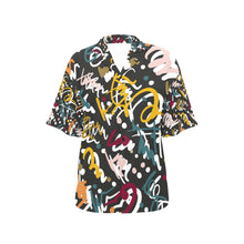 Load image into Gallery viewer, Ti Amo I love you - Exclusive Brand  - Women&#39;s Hawaiian Shirts - Sizes S-2XL
