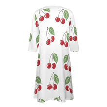 Load image into Gallery viewer, Ti Amo I love you - Exclusive Brand - 10 Styles - Fruit &amp; Veggies - 7-point Sleeve Dress - Sizes S-5XL
