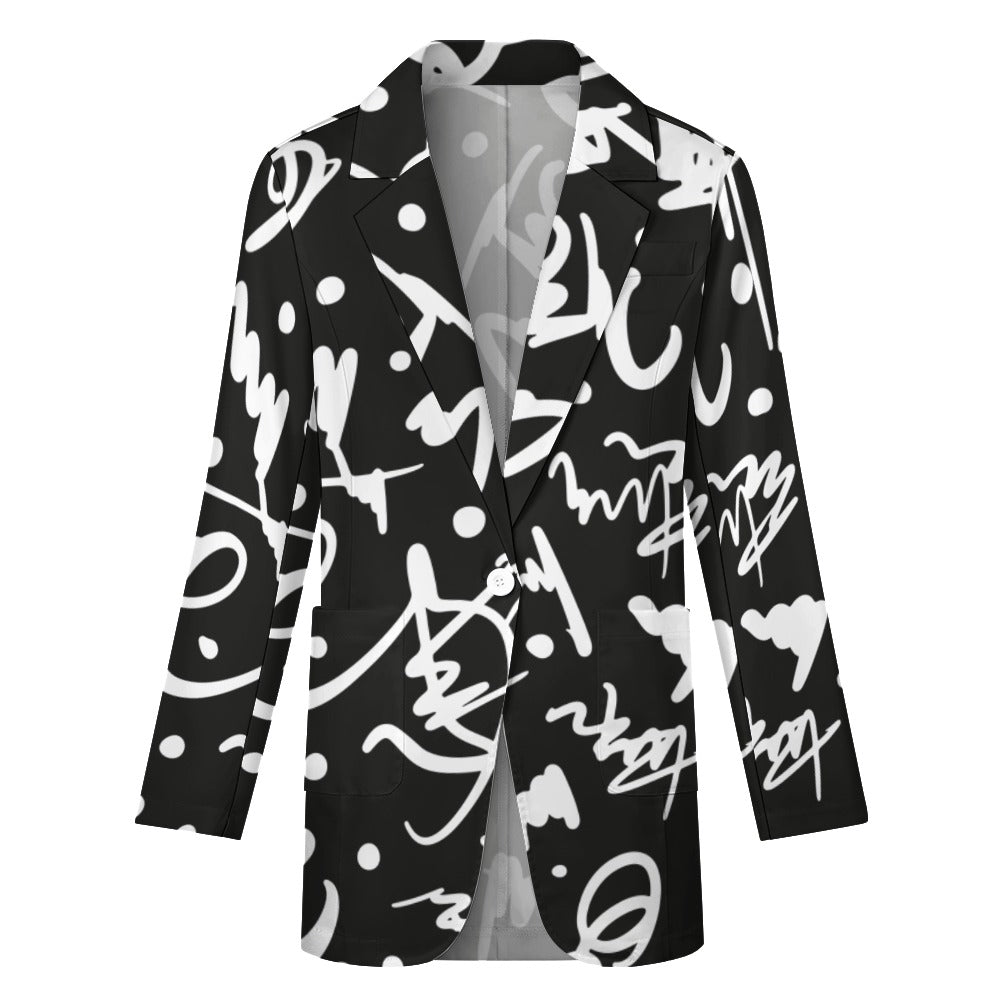 Ti Amo I love you - Exclusive Brand - Womens Suit Blazer Jacket