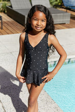 Load image into Gallery viewer, Toddler / Kids - Girls - Marina West Swim Clear Waters Swim Dress in Black/White Dot - Sizes 2/3T-Kids 10/11
