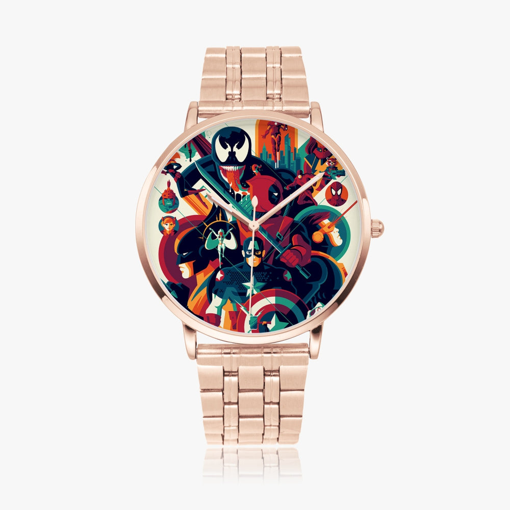 Ti Amo I love you - Exclusive Brand - Marvel Mashup - Designer Instafamous Steel Strap Quartz Watch