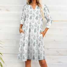 Load image into Gallery viewer, Ti Amo I love you - Exclusive Brand - 10 Styles -  Winter &amp; Christmas -  7-point  Sleeve Dress - Sizes S-5XL
