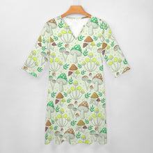 Load image into Gallery viewer, Ti Amo I love you - Exclusive Brand - 10 Styles - Fruit &amp; Veggies - 7-point Sleeve Dress - Sizes S-5XL
