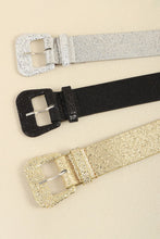 Load image into Gallery viewer, Glitter PU Leather Belt
