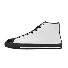 Load image into Gallery viewer, Ti Amo I love you - Exclusive Brand - Womens High Top Canvas Shoes with Black Soles
