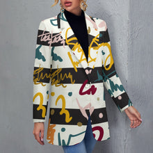 Load image into Gallery viewer, Ti Amo I love you - Exclusive Brand - Womens Suit Blazer Jacket
