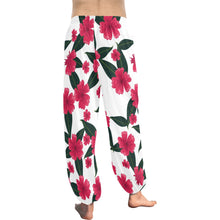 Load image into Gallery viewer, Ti Amo I love you  - Exclusive Brand  - Fushia Flowers - Women&#39;s Harem Pants
