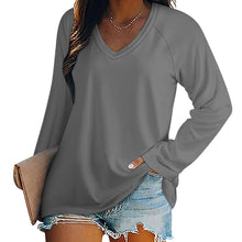 Load image into Gallery viewer, Ti Amo I love you - Exclusive Brand - Women&#39;s Long Sleeve Loose Tee
