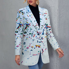 Load image into Gallery viewer, Ti Amo I love you - Exclusive Brand - Womens Suit Blazer Jacket
