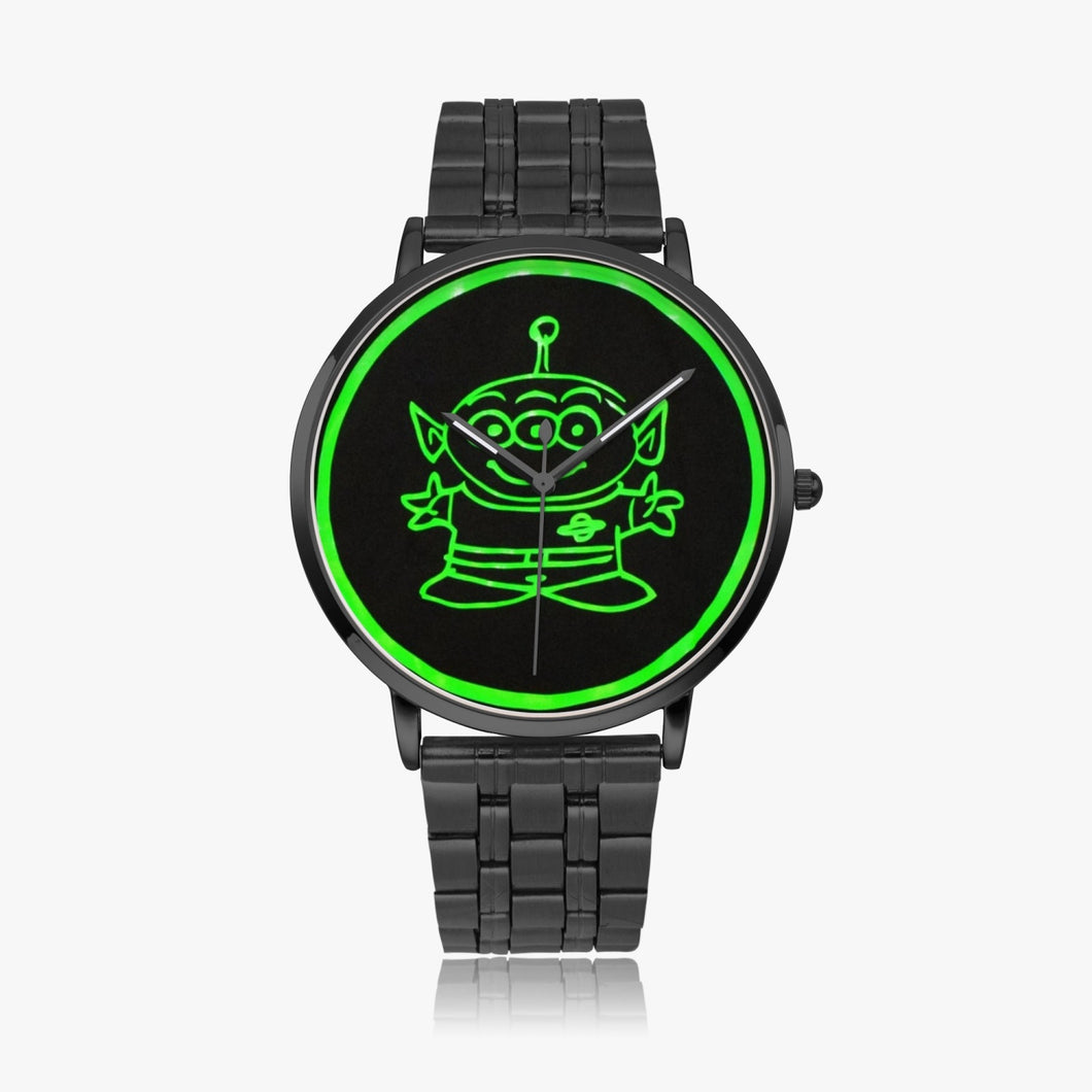 Ti Amo I love you  - Exclusive Brand  - Alien - Unisex Designer Instafamous Steel Strap Quartz Watch