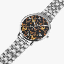 Load image into Gallery viewer, Ti Amo I love you  - Exclusive Brand  - Brown Mickey Ears - Unisex Instafamous Steel Strap Quartz Watch
