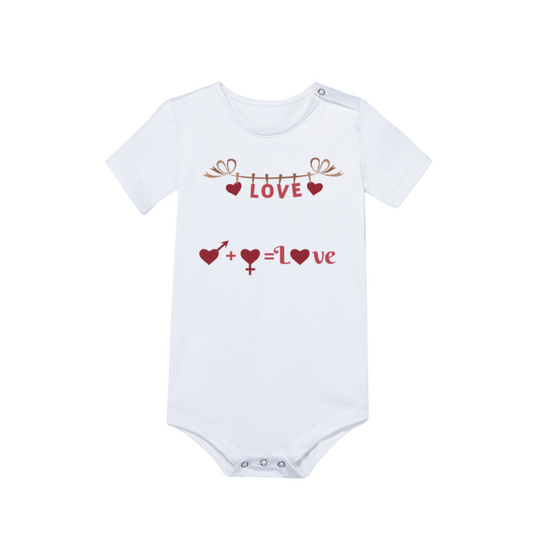 Ti Amo I love you - Exclusive Brand - Love - Baby's Short Sleeve Romper Jumpsuit - Sizes 0-24mth