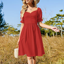 Load image into Gallery viewer, Ti Amo I love - Exclusive Brand - Colors Womens Fall Solid Colors - Sweetheart Dress
