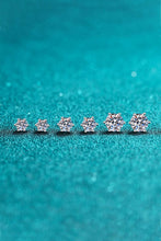 Load image into Gallery viewer, Womens Moissanite Stud Earrings
