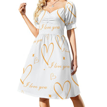 Load image into Gallery viewer, Ti Amo I love you - Exclusive Brand - Sweetheart Dress - Sizes 2XS-6XL
