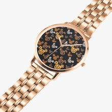 Load image into Gallery viewer, Ti Amo I love you  - Exclusive Brand  - Brown Mickey Ears - Unisex Instafamous Steel Strap Quartz Watch
