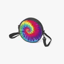 Load image into Gallery viewer, Ti Amo I love you - Exclusive Brand  - Rainbow Tie-Dye - Round Satchel Bag
