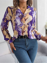 Load image into Gallery viewer, 5 Colors - Printed Button Up Long Sleeve Shirt
