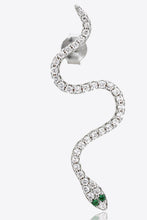 Load image into Gallery viewer, Snake-Shaped 925 Sterling Silver Earrings
