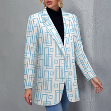 Load image into Gallery viewer, Ti Amo I love you - Exclusive Brand - Womens Suit Blazer Jacket - 2XS-2XL
