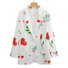 Load image into Gallery viewer, Ti Amo I love you - Exclusive Brand - Womens Suit Blazer Jacket
