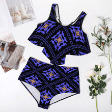 Load image into Gallery viewer, Ti Amo I love you Exclusive Brand  - Womens Plus Size 2pc Top+ Bottoms Swimsuit - Bathing Suits - Sizes XL-4XL
