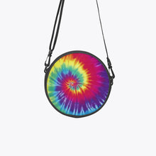 Load image into Gallery viewer, Ti Amo I love you - Exclusive Brand  - Rainbow Tie-Dye - Round Satchel Bag
