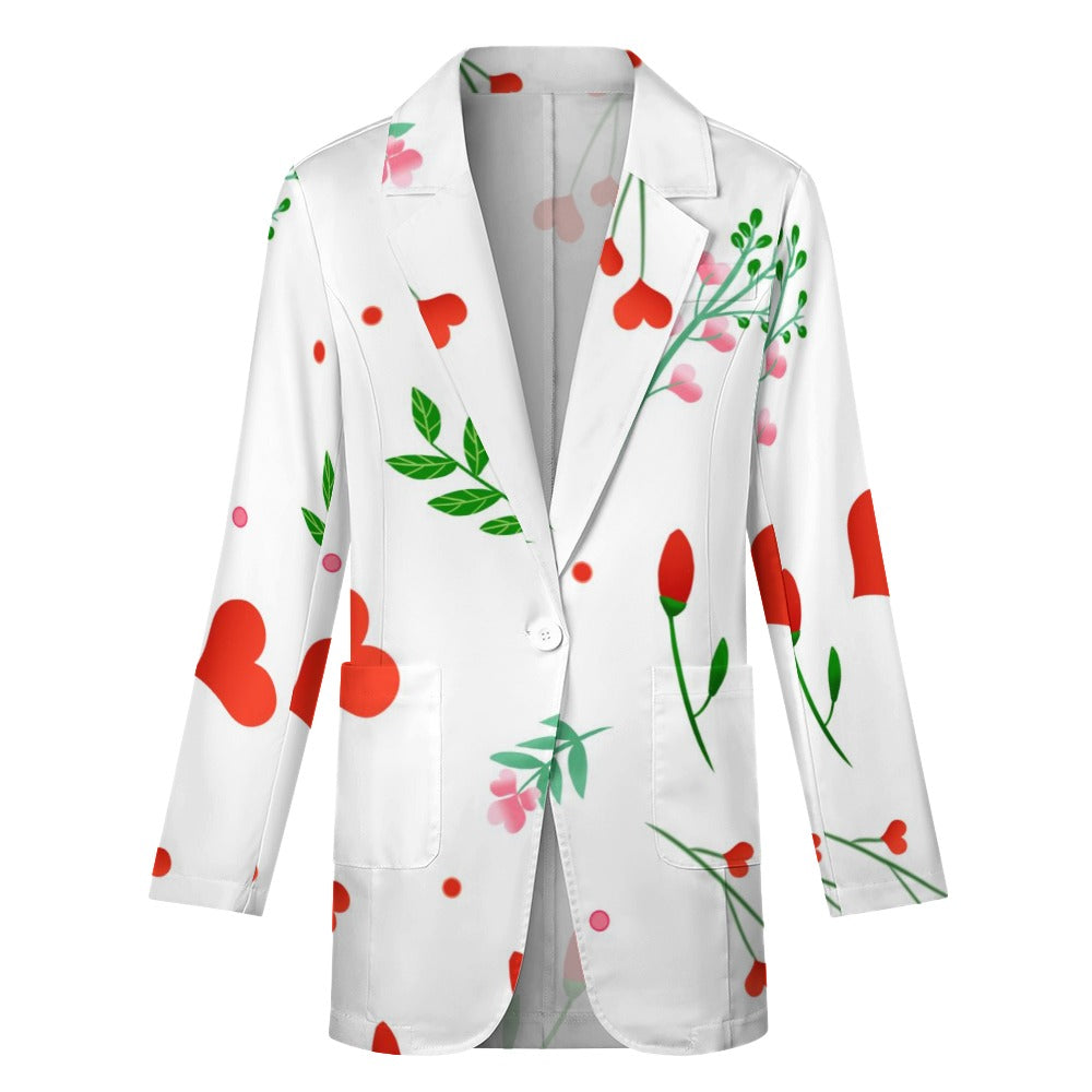 Ti Amo I love you - Exclusive Brand - Womens Suit Blazer Jacket