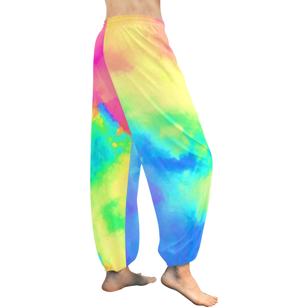 Ti Amo I love you  - Exclusive Brand  - Colorful Hippie Design - Women's Harem Pants