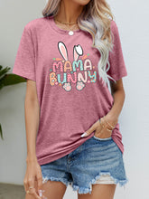 Load image into Gallery viewer, MAMA BUNNY Easter Graphic Short Sleeve Tee
