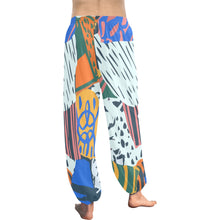 Load image into Gallery viewer, Ti Amo I love you  - Exclusive Brand  - Colorful Abstract Patchwork - Women&#39;s Harem Pants
