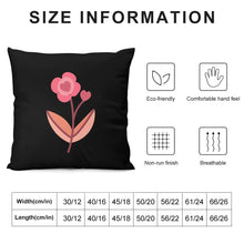 Load image into Gallery viewer, Ti Amo I love you - Exclusive Brand - 9 Colors - 7 Sizes - Flower Plush Pillow Case
