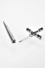 Load image into Gallery viewer, Zircon 925 Sterling Silver Sword Single Ear Jacket Earring
