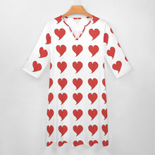 Load image into Gallery viewer, Ti Amo I love you - Exclusive Brand - 7-Point Long Sleeved Dress
