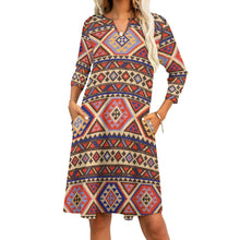 Load image into Gallery viewer, Ti Amo I love you - Exclusive Brand - 7-Point Long Sleeved Dress
