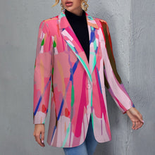 Load image into Gallery viewer, Ti Amo I love you - Exclusive Brand - Womens Suit Blazer Jacket - 2XS-2XL
