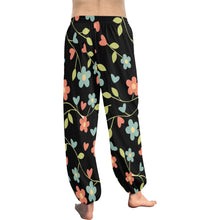 Load image into Gallery viewer, Ti Amo I love you  - Exclusive Brand  - Black Floral Pattern - Women&#39;s Harem Pants
