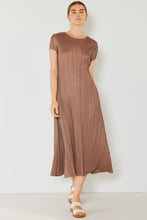 Load image into Gallery viewer, Marina West Swim Pleated Cap Sleeve A-Line Dress
