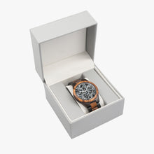 Load image into Gallery viewer, Ti Amo I love you - Exclusive Brand - Digital Camouflage - Mens Designer Indian Ebony Wood Watch
