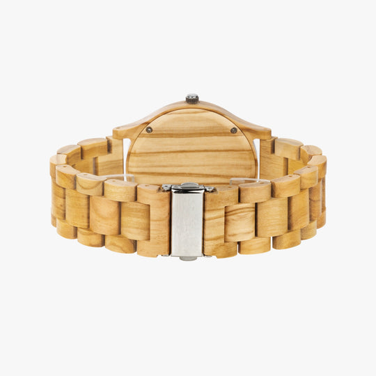 Ti Amo I love you Exclusive Brand  - Lilo & Stitch - Italian Olive Lumber Wooden Watch