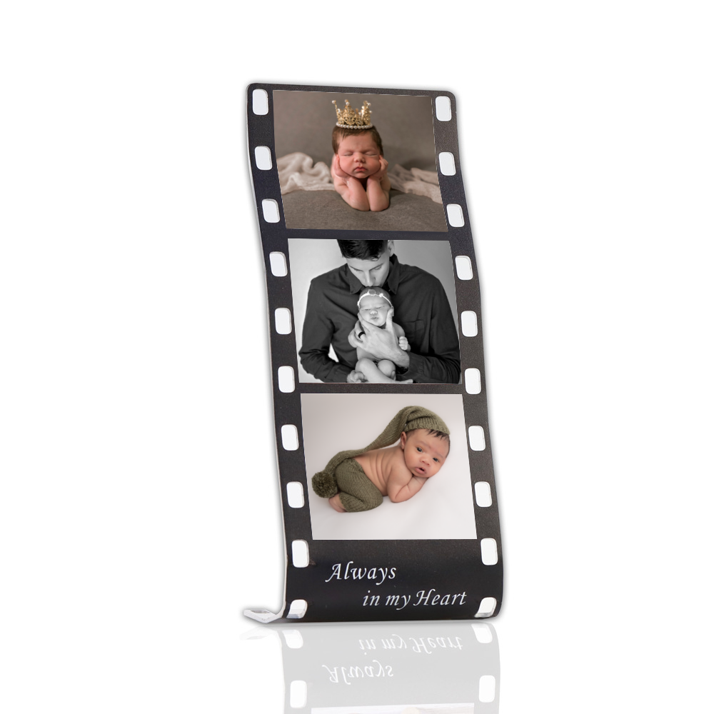 Ti Amo I love you - Parsonalized - Custom Creative Stainless Steel Film Photo Frame with Your Pictures