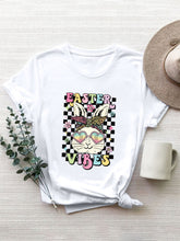 Load image into Gallery viewer, EASTER VIBES Round Neck Short Sleeve T-Shirt
