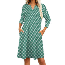 Load image into Gallery viewer, Ti Amo I love you - Exclusive Brand - 8 Styles Christmas -  7-point Sleeve Dresses - Sizes S-5XL
