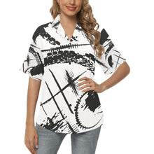 Load image into Gallery viewer, Ti Amo I love you - Exclusive Brand  - Women&#39;s Hawaiian Shirts - Sizes S-2XL
