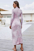 Load image into Gallery viewer, Tie Dye Mock Neck Long Sleeve Dress
