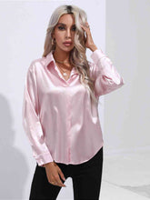 Load image into Gallery viewer, 9 Colors - Collared Neck Buttoned Long Sleeve Shirt
