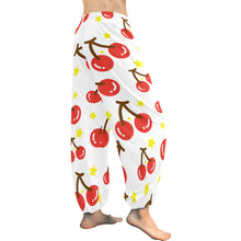 Load image into Gallery viewer, Ti Amo I love you  - Exclusive Brand  - Cherry &amp; Star Pattern - Women&#39;s Harem Pants
