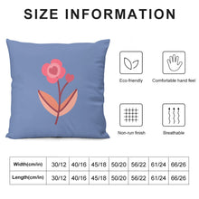 Load image into Gallery viewer, Ti Amo I love you - Exclusive Brand - 9 Colors - 7 Sizes - Flower Plush Pillow Case
